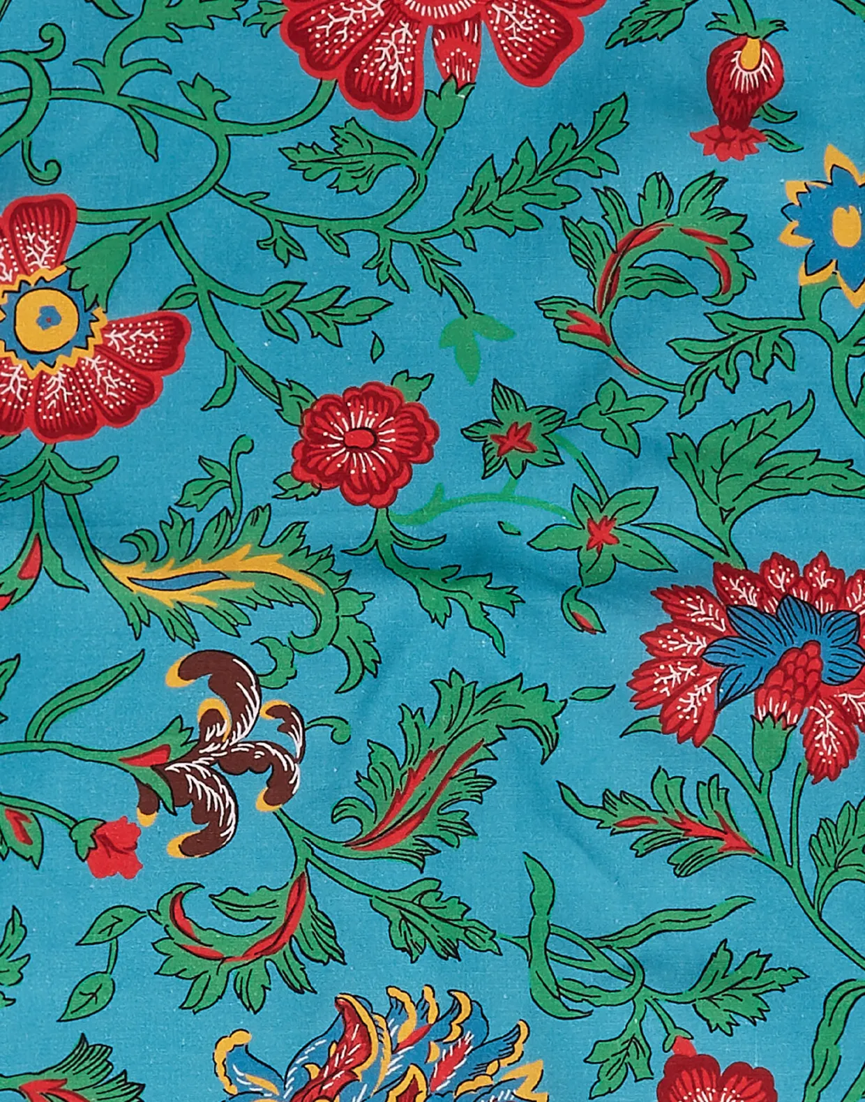 Medium RunnerDragonflower Turchese in Linen