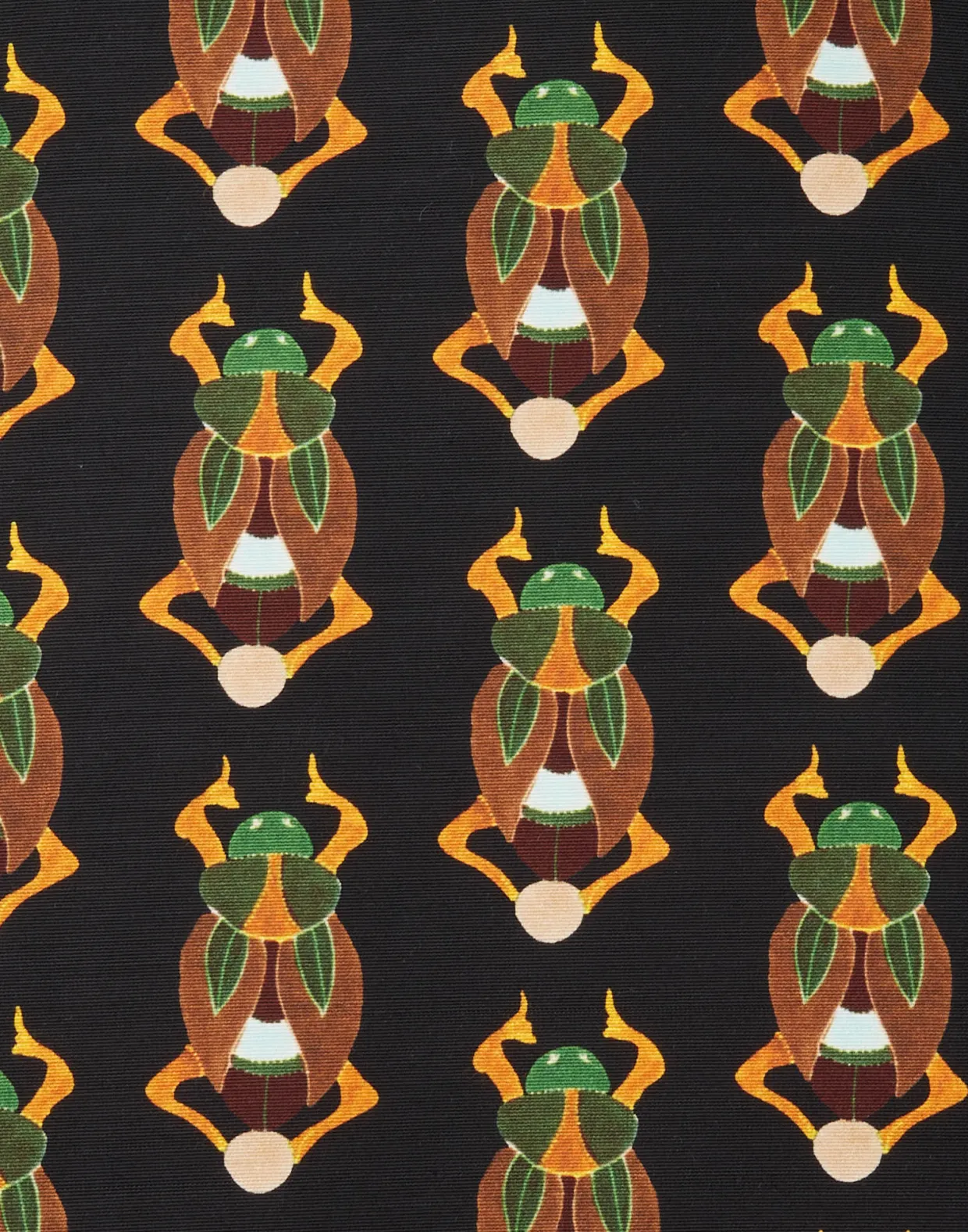 Milano Mini CapeScarab Black in Cady Wool