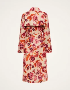 Milano Trench CoatHottie Cream in Cotton Gabardine