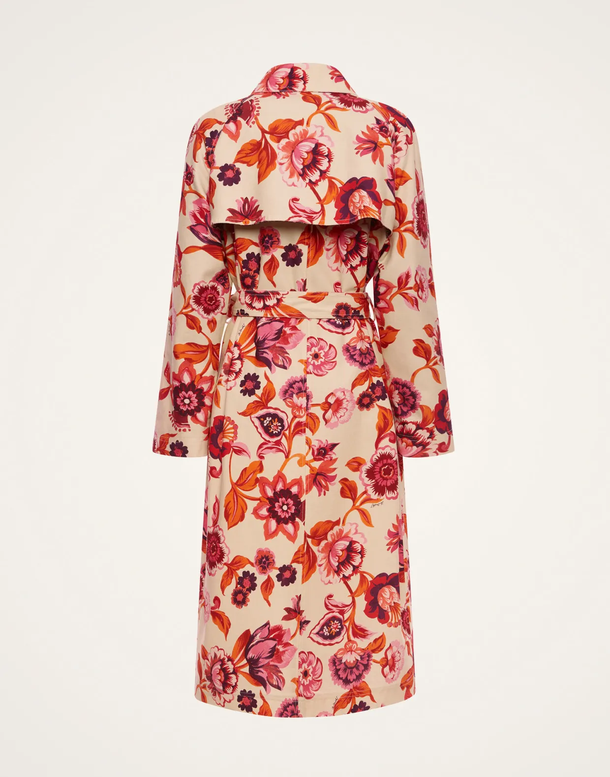 Milano Trench CoatHottie Cream in Cotton Gabardine