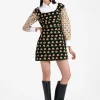 Mini Arabesque DressMayfair Black in Cotton Velvet