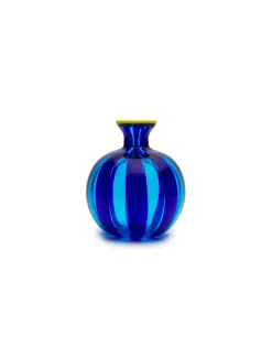 Mini Ciccio VaseBlue/Acquamarine in Glass