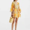 Mini Magnifico DressAnemone Orange in Silk Twill
