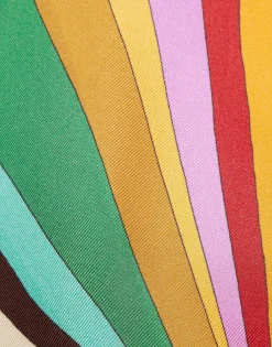 Mini Magnifico DressRainbow in Twill Silk
