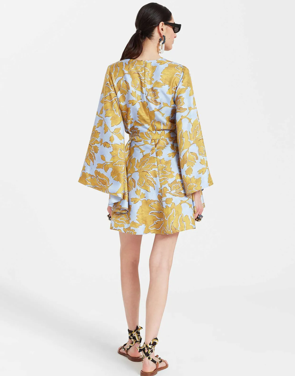 Mini Magnifico DressTangle Light Blue in Silk Twill