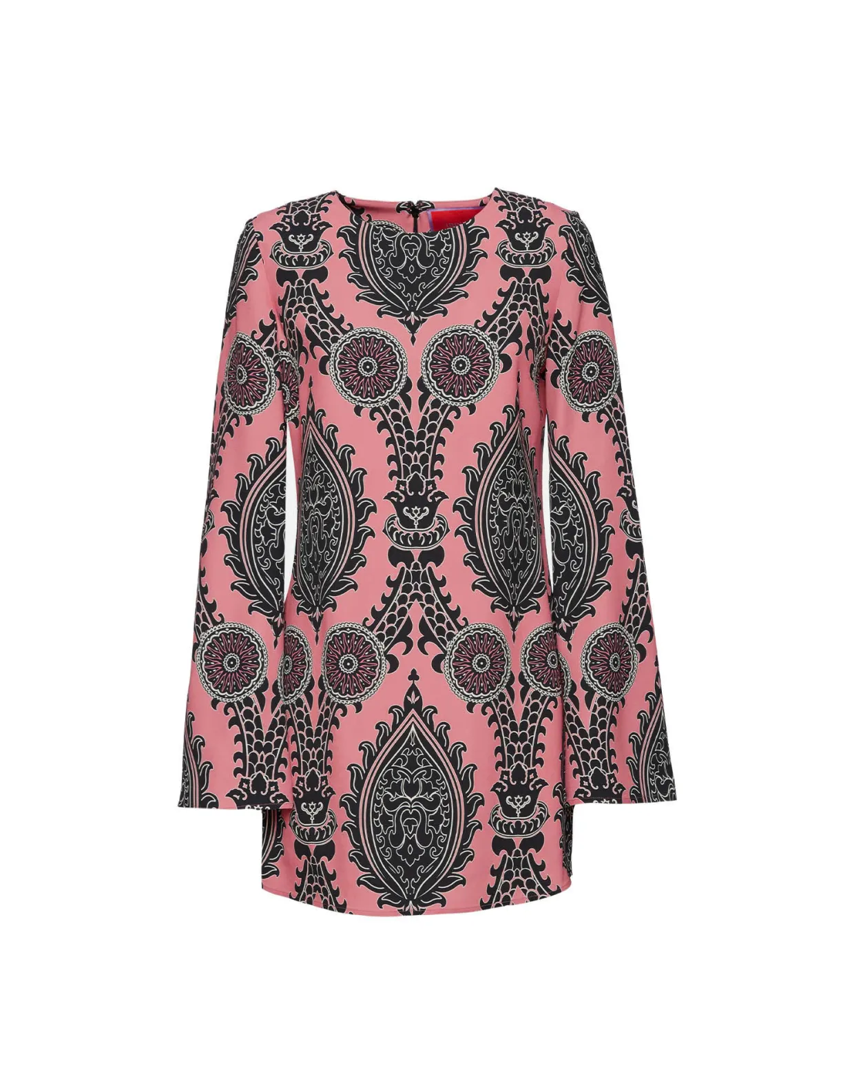 Mini Supremes Swing DressOltrarno Pink in Sablé Satin