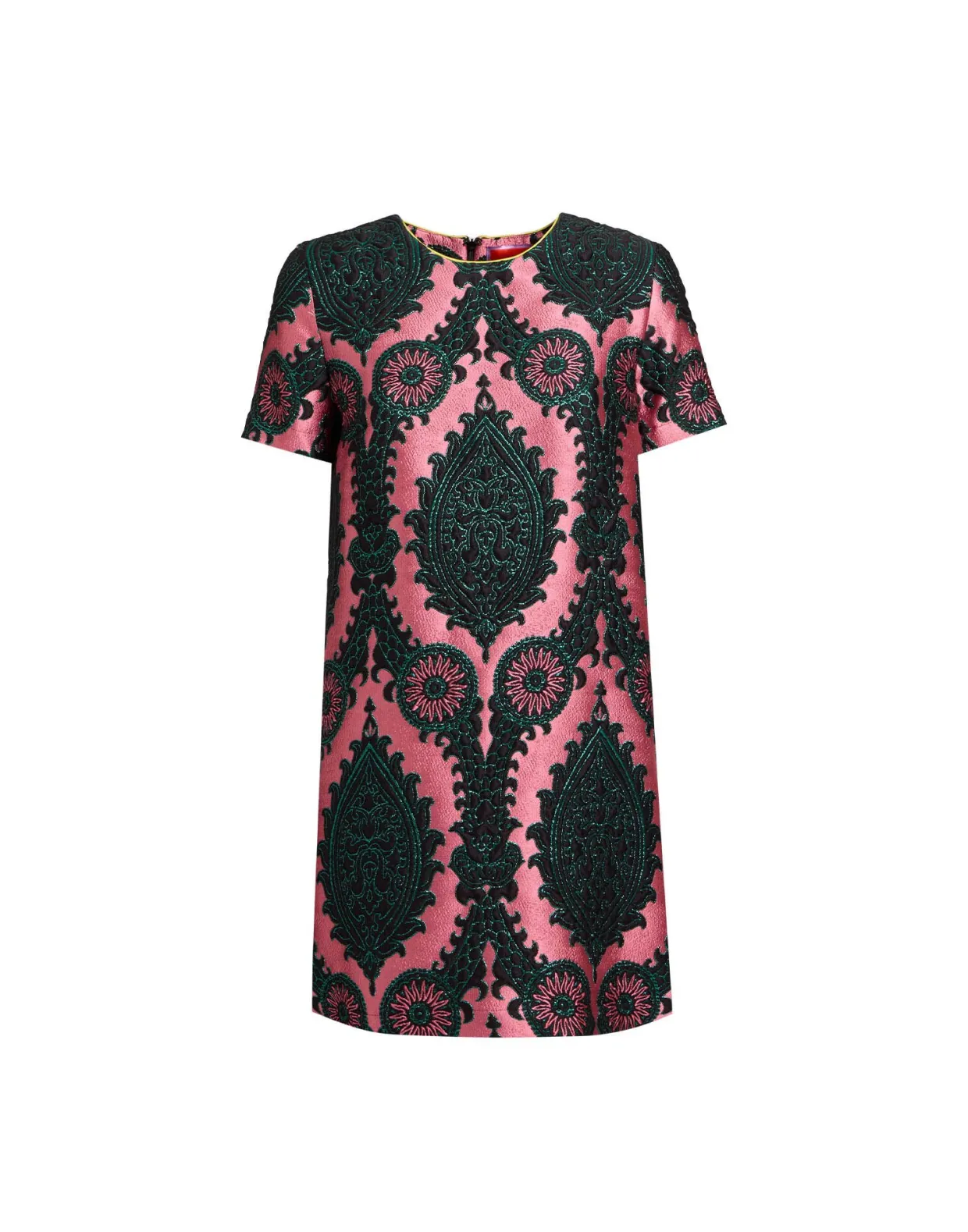 Mini Swing DressOltrarno Pink in Jacquard