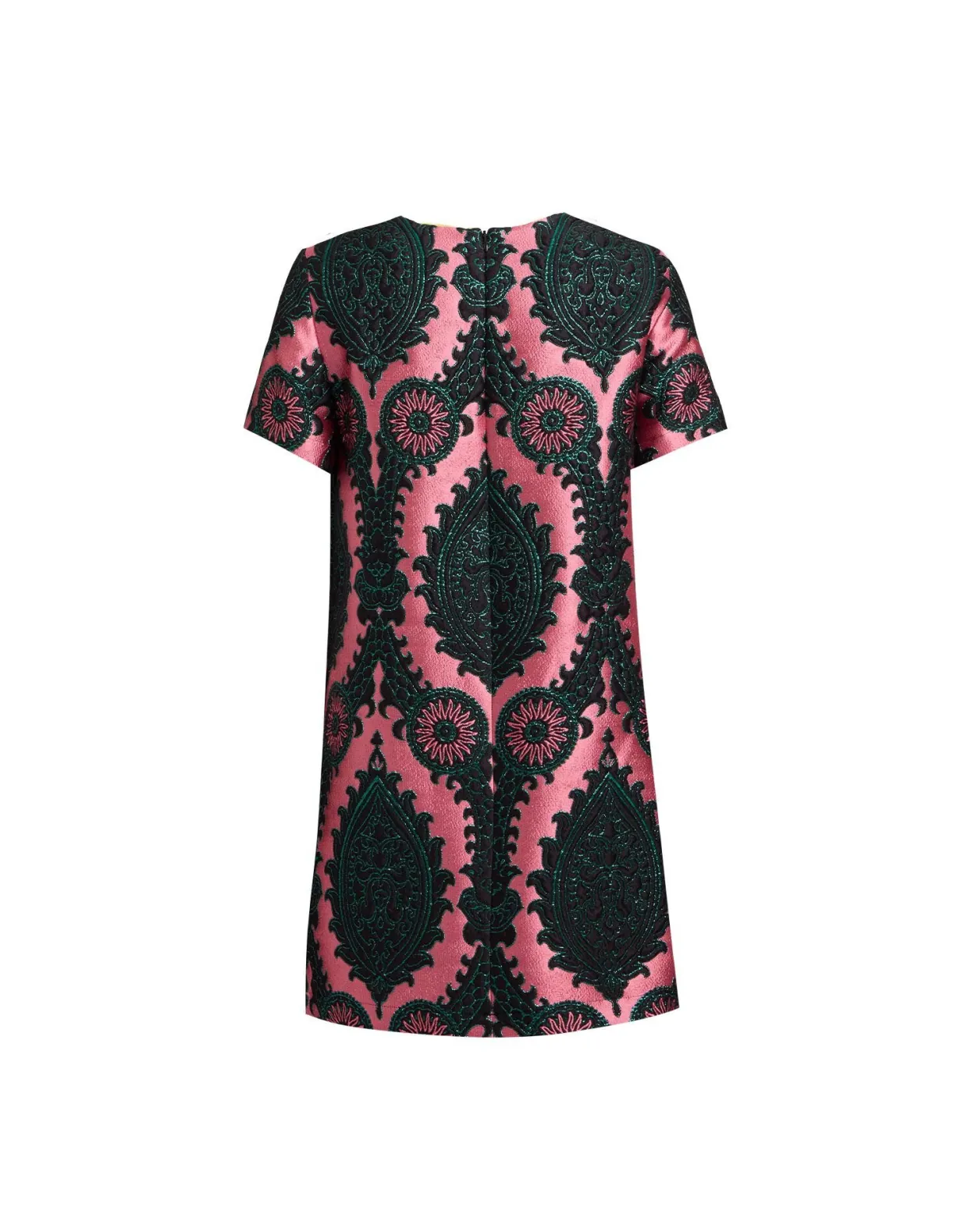 Mini Swing DressOltrarno Pink in Jacquard