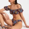 Mirage TopWhitsun Mini Blue in Piquet Lycra