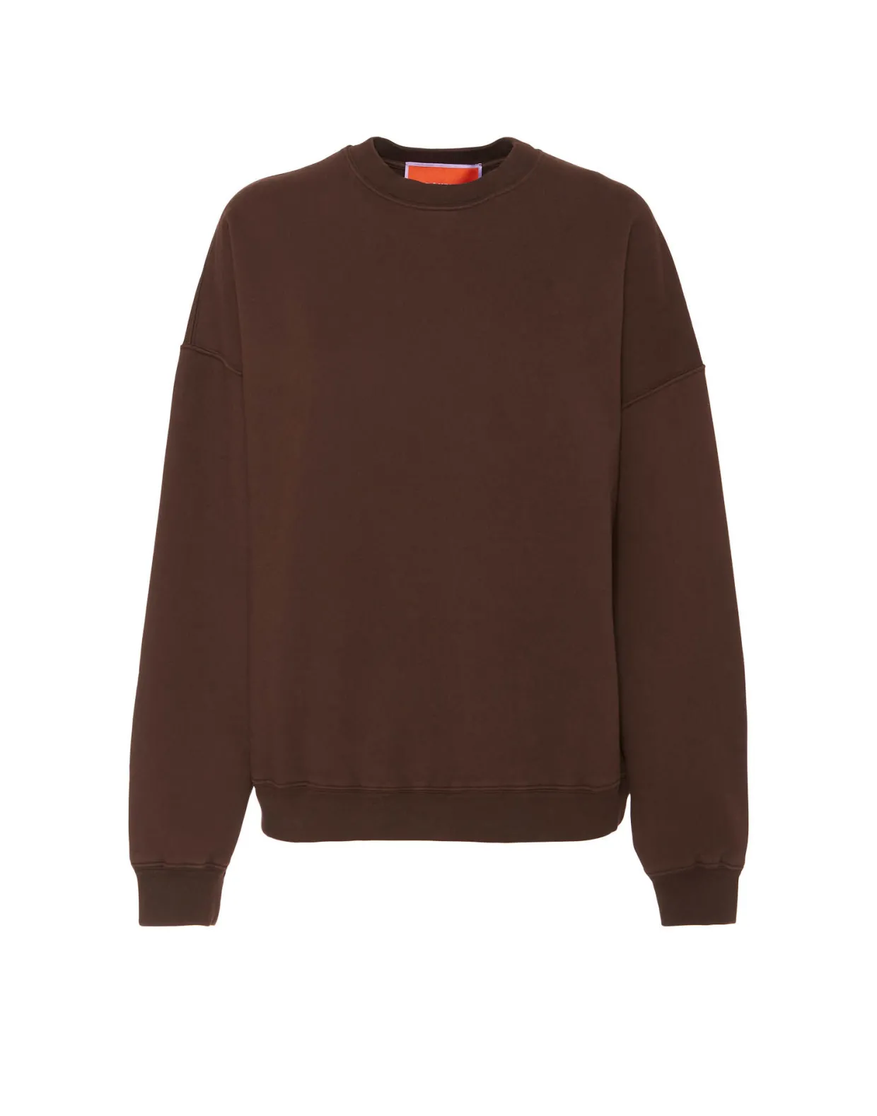 Off Court SweatshirtSolid Brown in Jersey