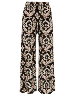 Palazzo PantsGhirlanda Black in Velvet Stretch