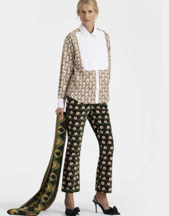 Peggy ShirtHalf-Light Micro Cream in Poplin Cotton