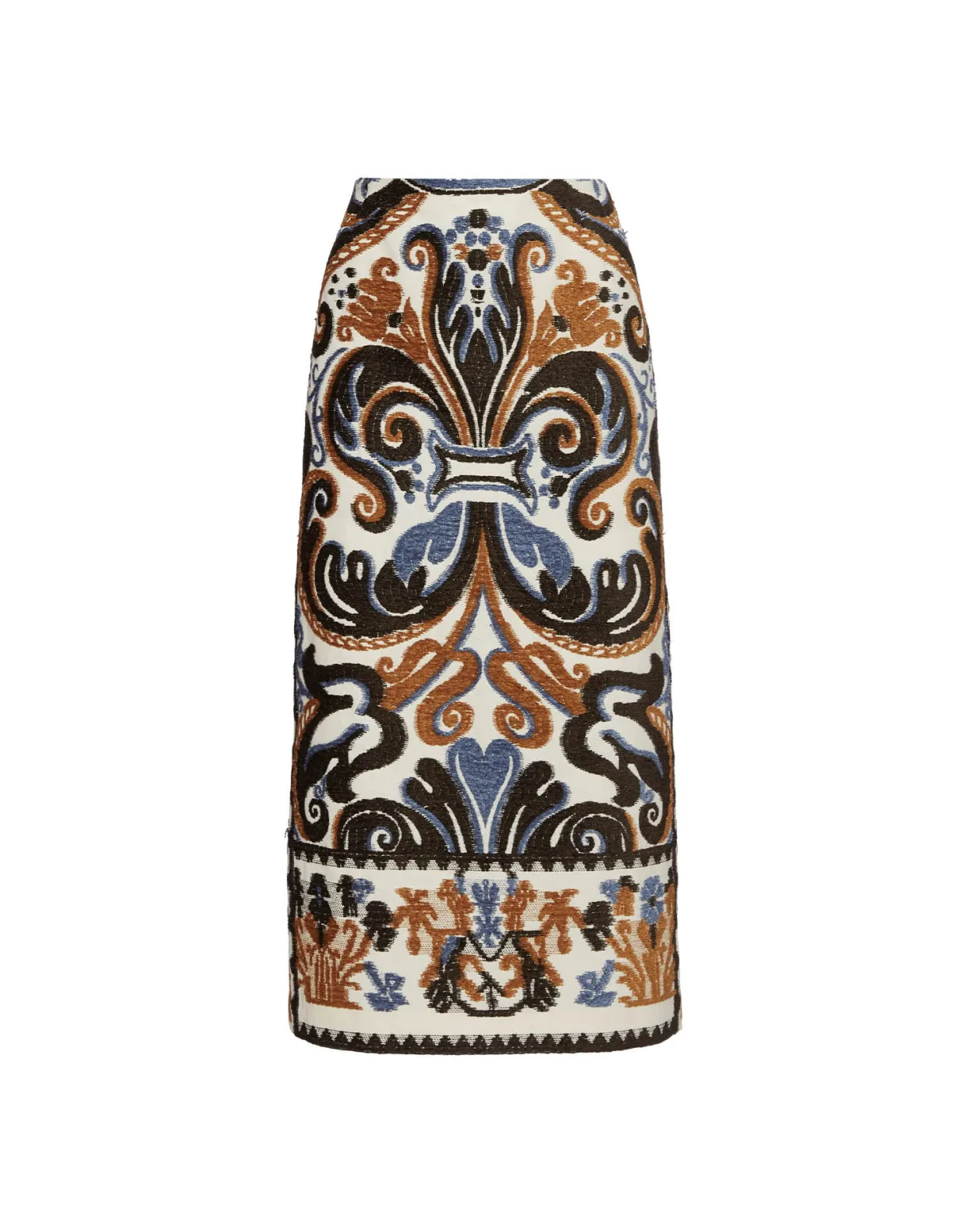 Pencil SkirtCorsini Cream in Jacquard