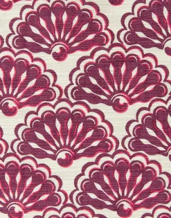 Pencil SkirtFans Purple in Shot Cotton