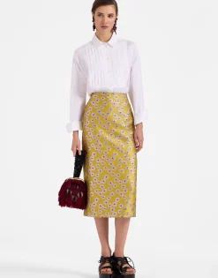 Pencil SkirtMargarita in Jacquard
