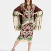 Pencil SkirtPortal Plac&eacute;e Brown in Envers Satin