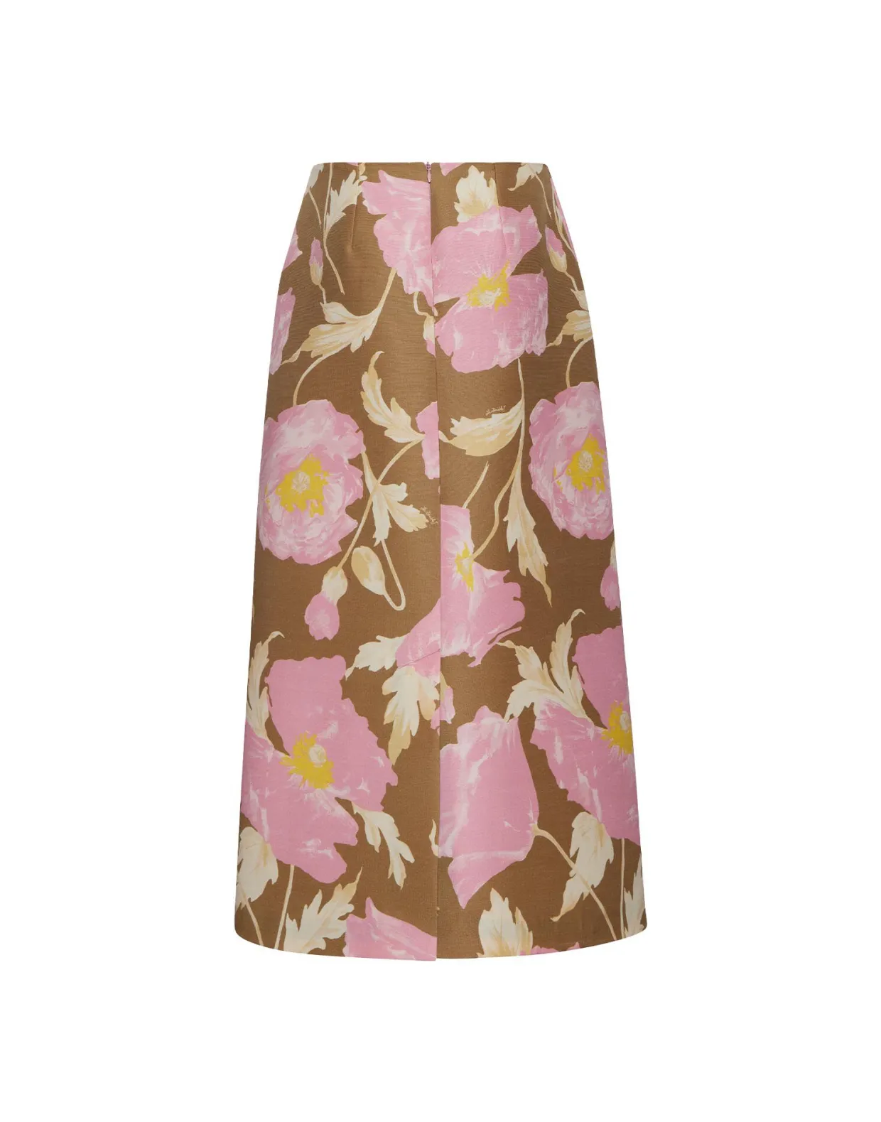 Pencil SkirtSylph Khaki in Cady Wool