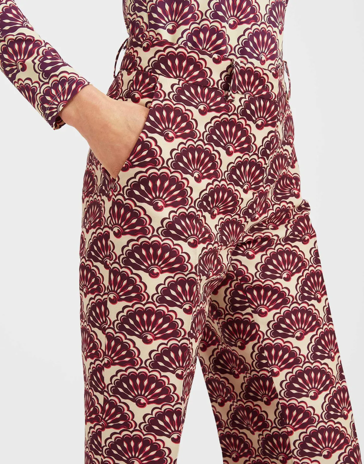 Pinocchio PantsFans Purple in Cady Wool