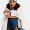 Pinup HeadbandScirocco Ivory in Twill