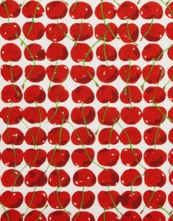 Placemat Set Of 2Cherries Avorio in Linen