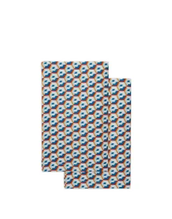 Placemat Set Of 2Cubi Blu in Linen