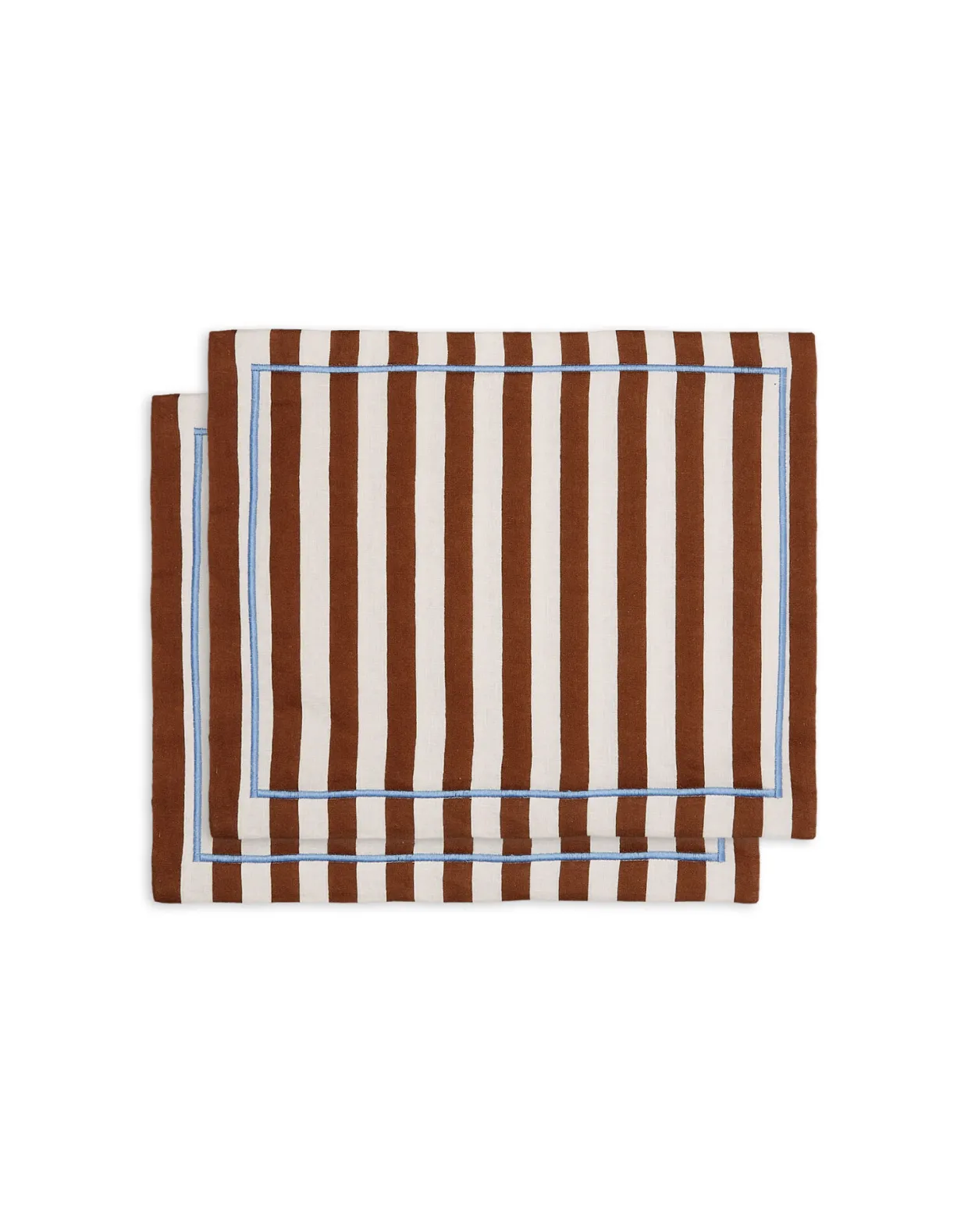 Placemat Set Of 2Riviera Cioccolato in Linen