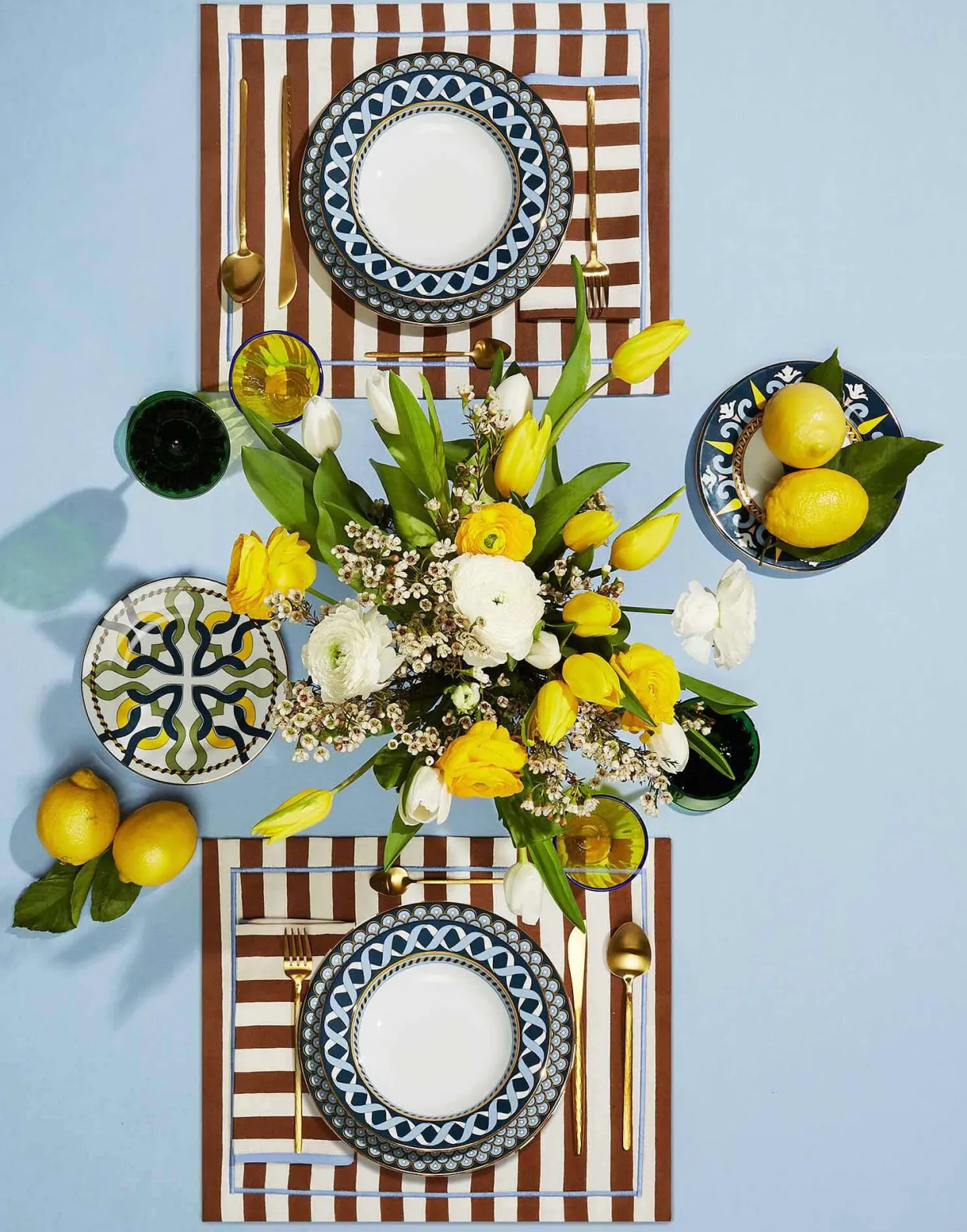 Placemat Set Of 2Riviera Cioccolato in Linen