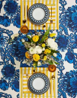 Placemat Set Of 2Riviera Giallo in Linen
