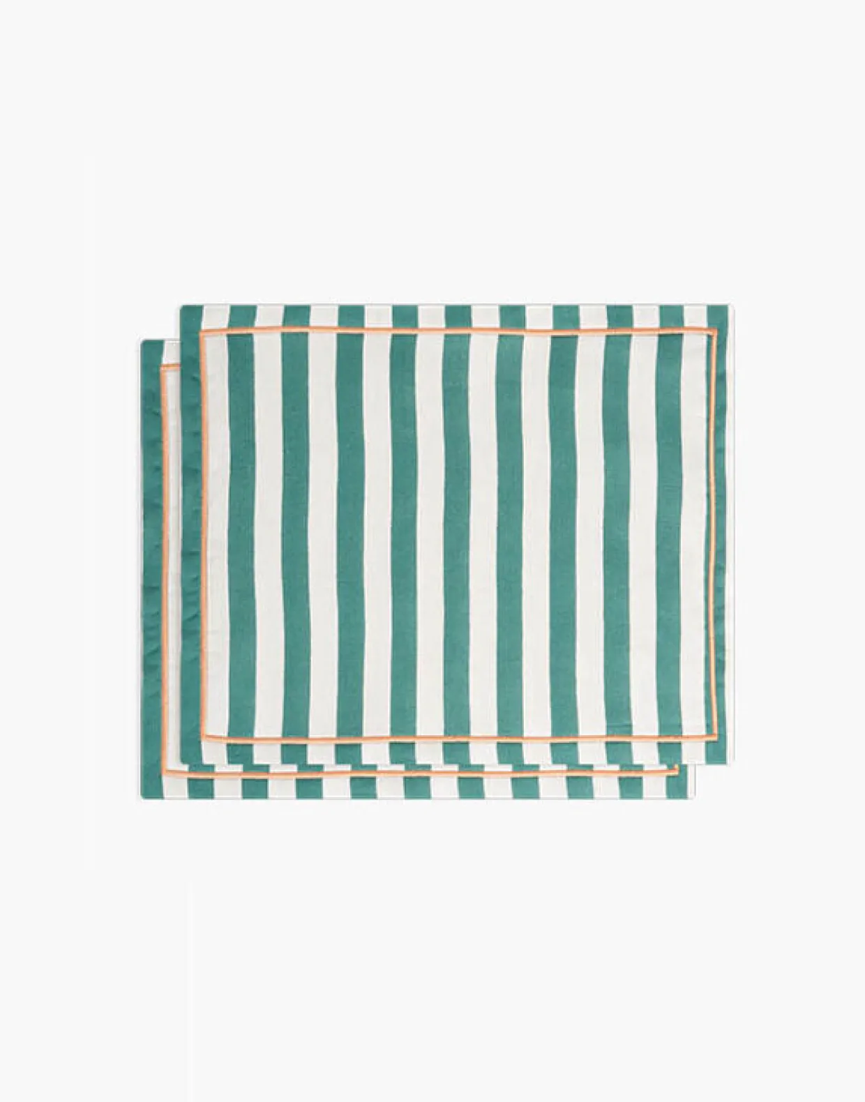 Placemat Set Of 2Riviera Green in Linen