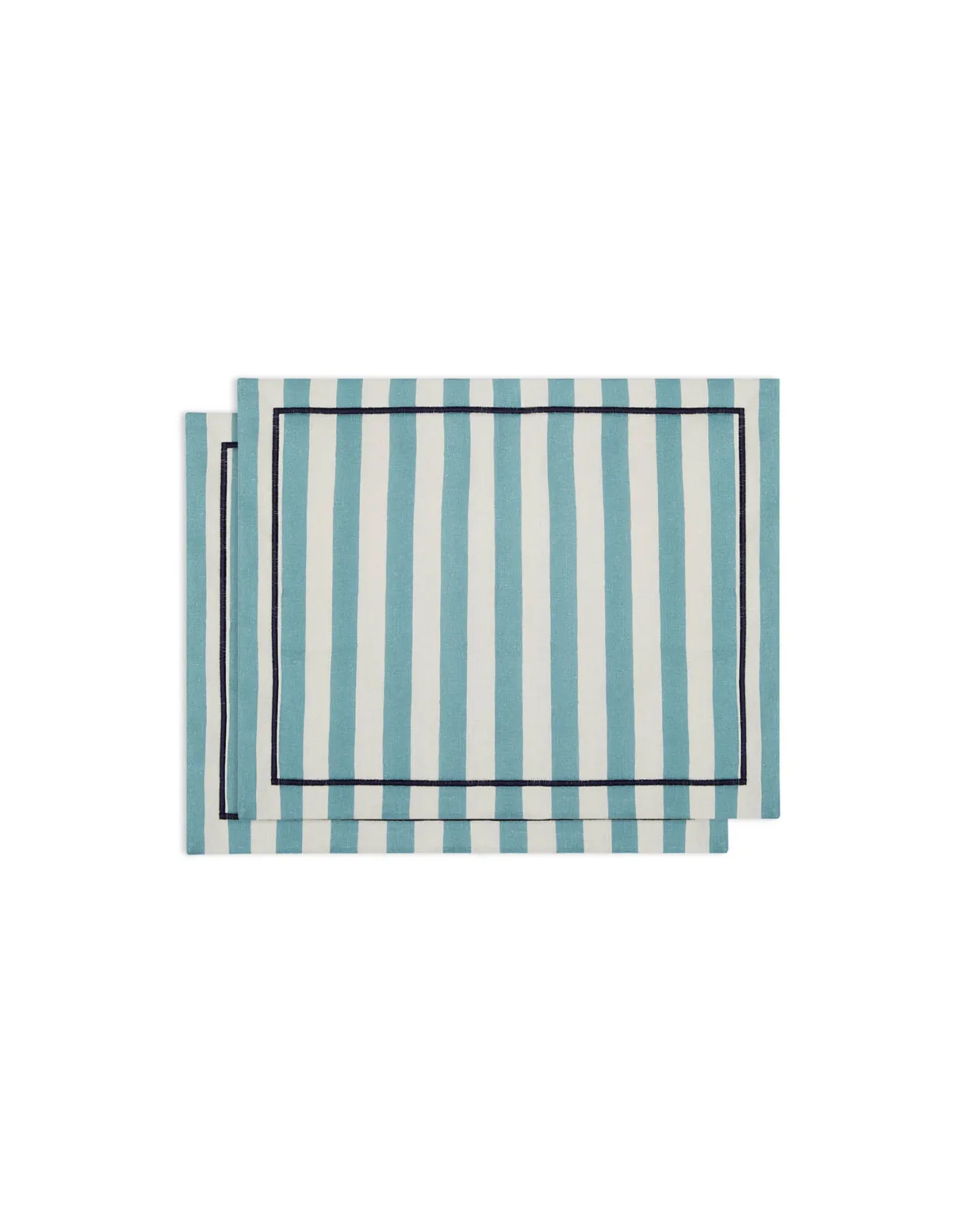 Placemat Set Of 2Riviera Sky Blue in Linen