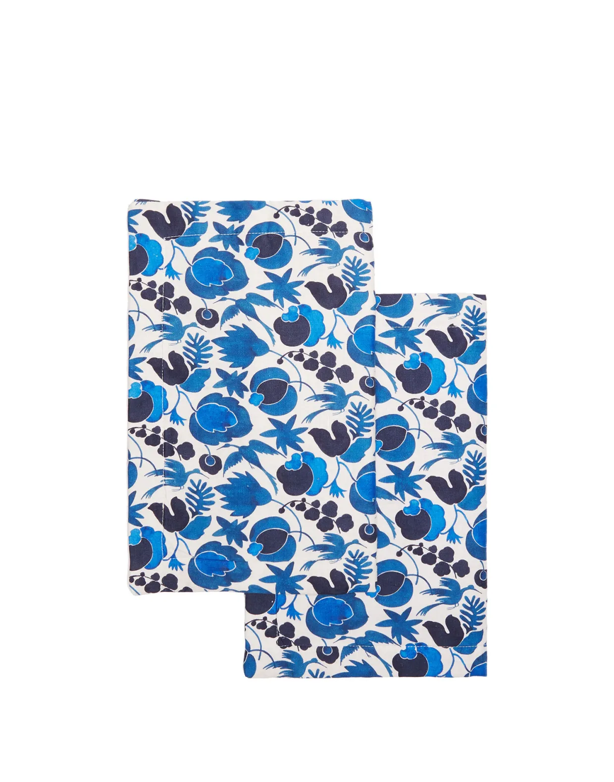 Placemat Set Of 2Wildbird Blu Small in Linen