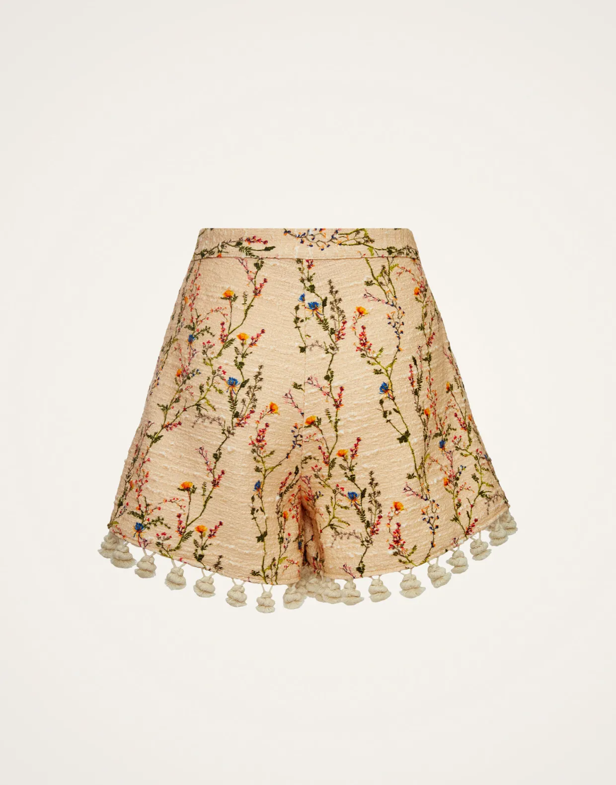 Playa ShortsPrimavera Cream in Tweed With Tassels