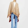 PonchoMix Tiles Camel in Wool