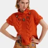 Portrait TopSolid Rust in Chunky Wool