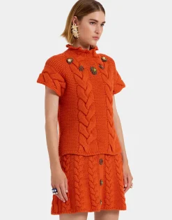 Portrait TopSolid Rust in Chunky Wool
