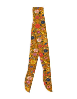 Printed TightsBotticelli Rust in Stretch Nylon