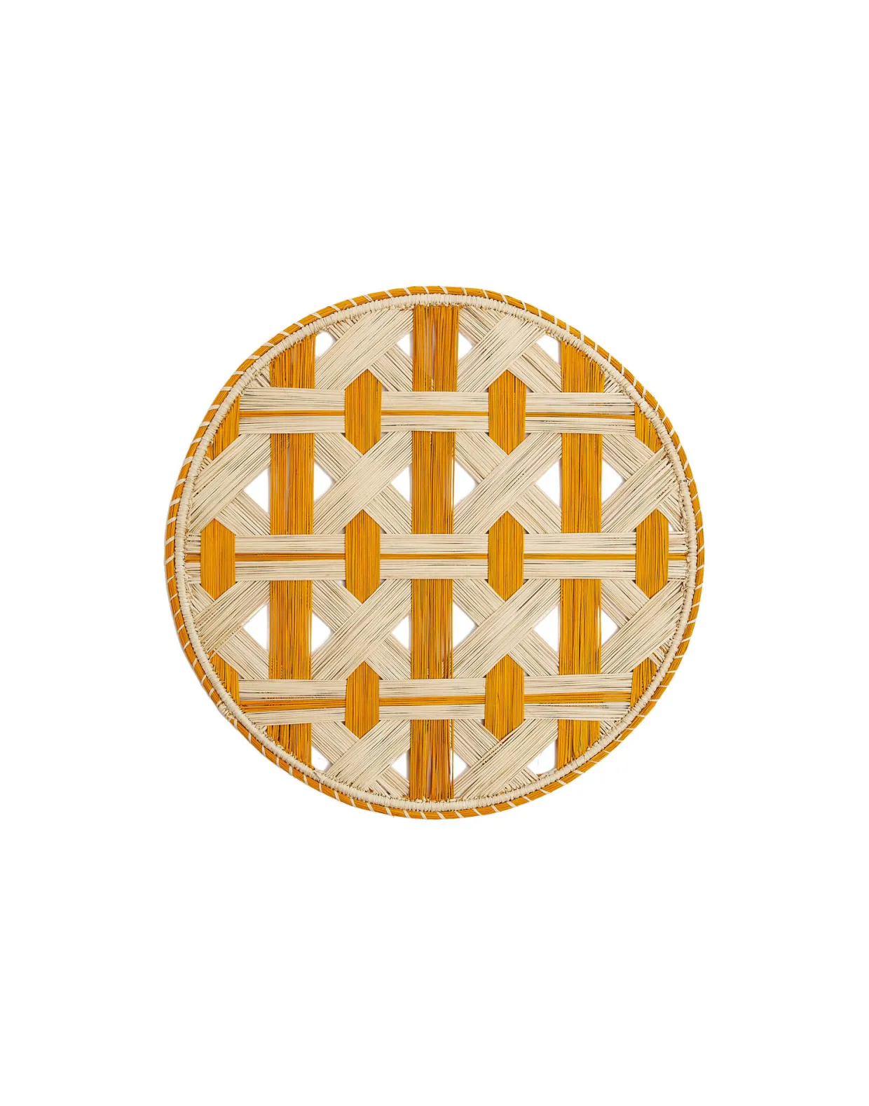 Raffia Placemats Set Of 2Napoli Saffron in Iraca