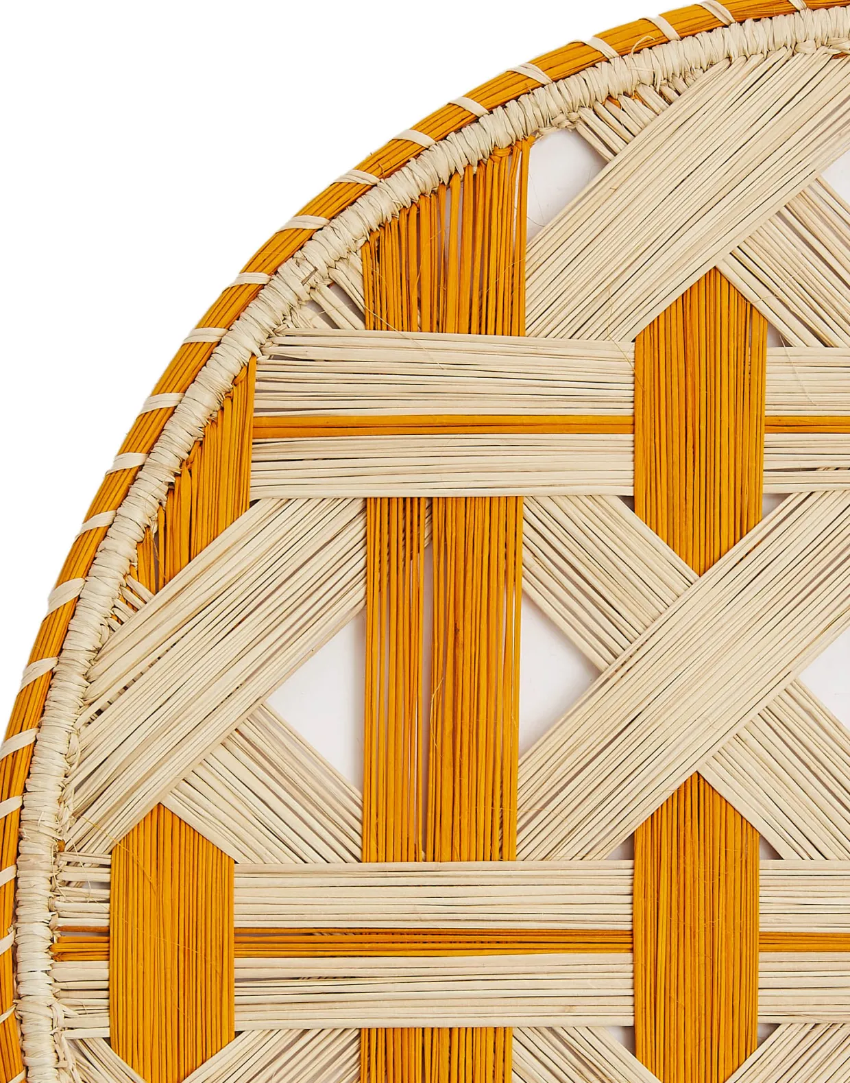 Raffia Placemats Set Of 2Napoli Saffron in Iraca