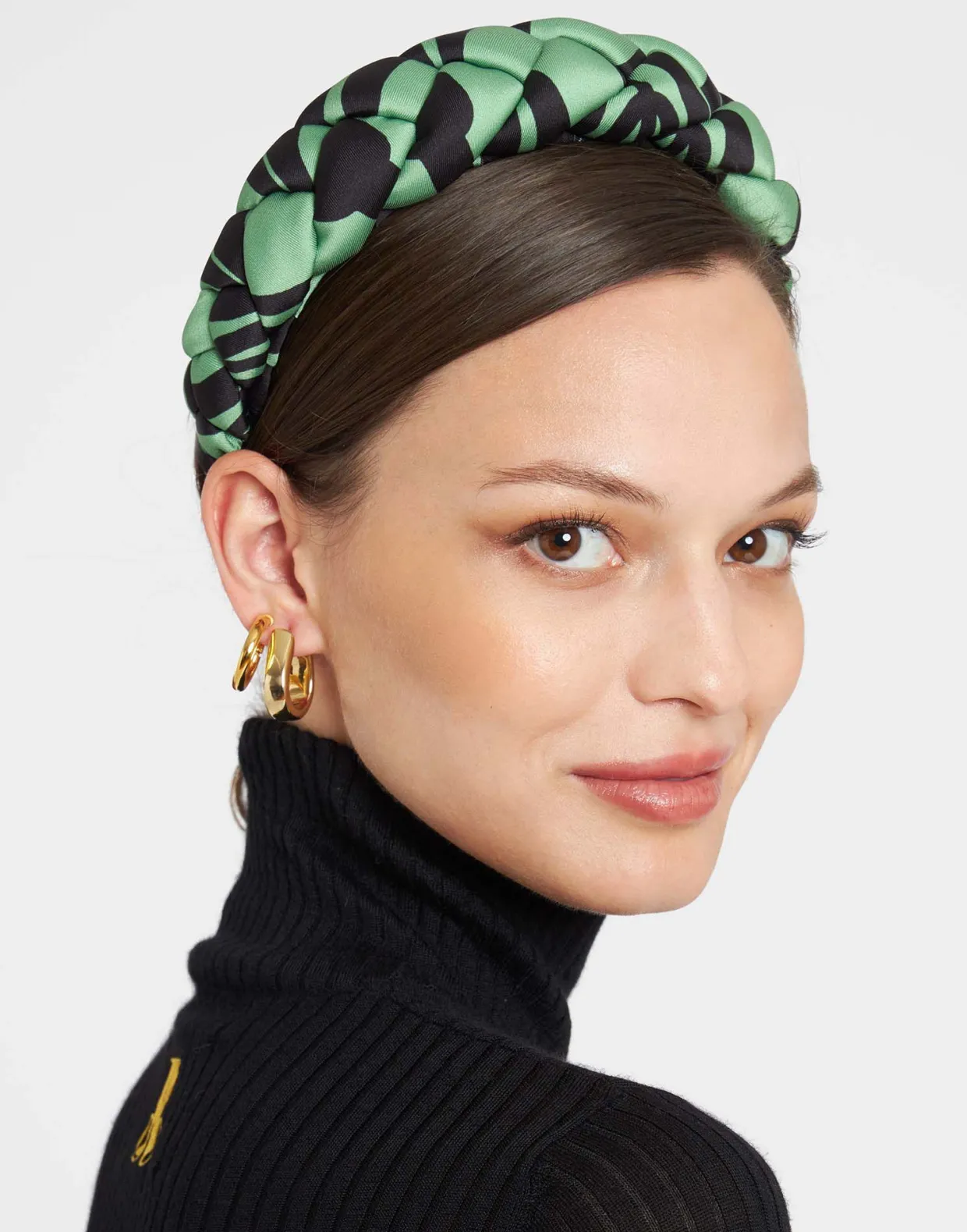 Rapunzel HeadbandPapyrus Green in Twill
