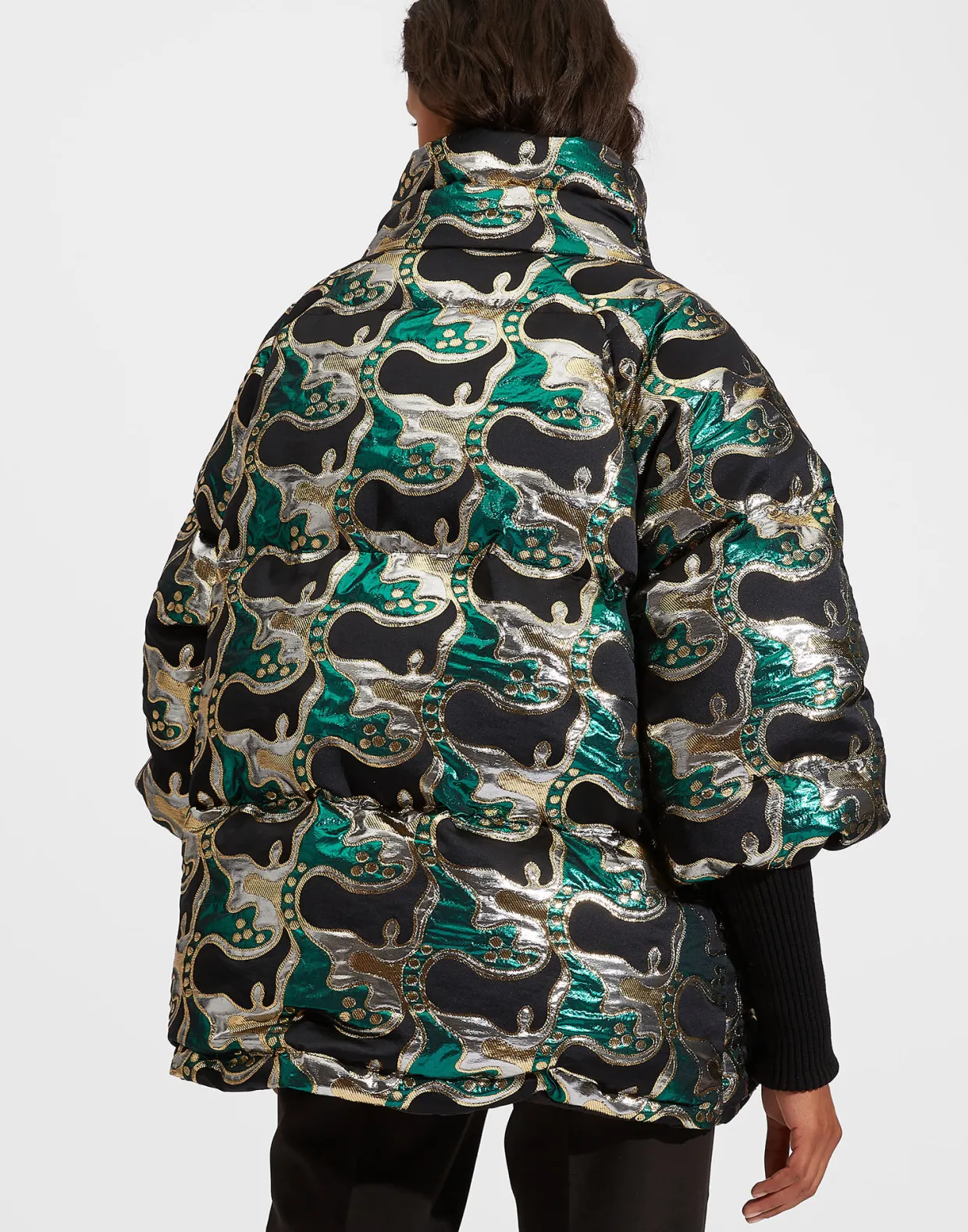 Reversible St. Moritz JacketSpritz Verde in Jacquard