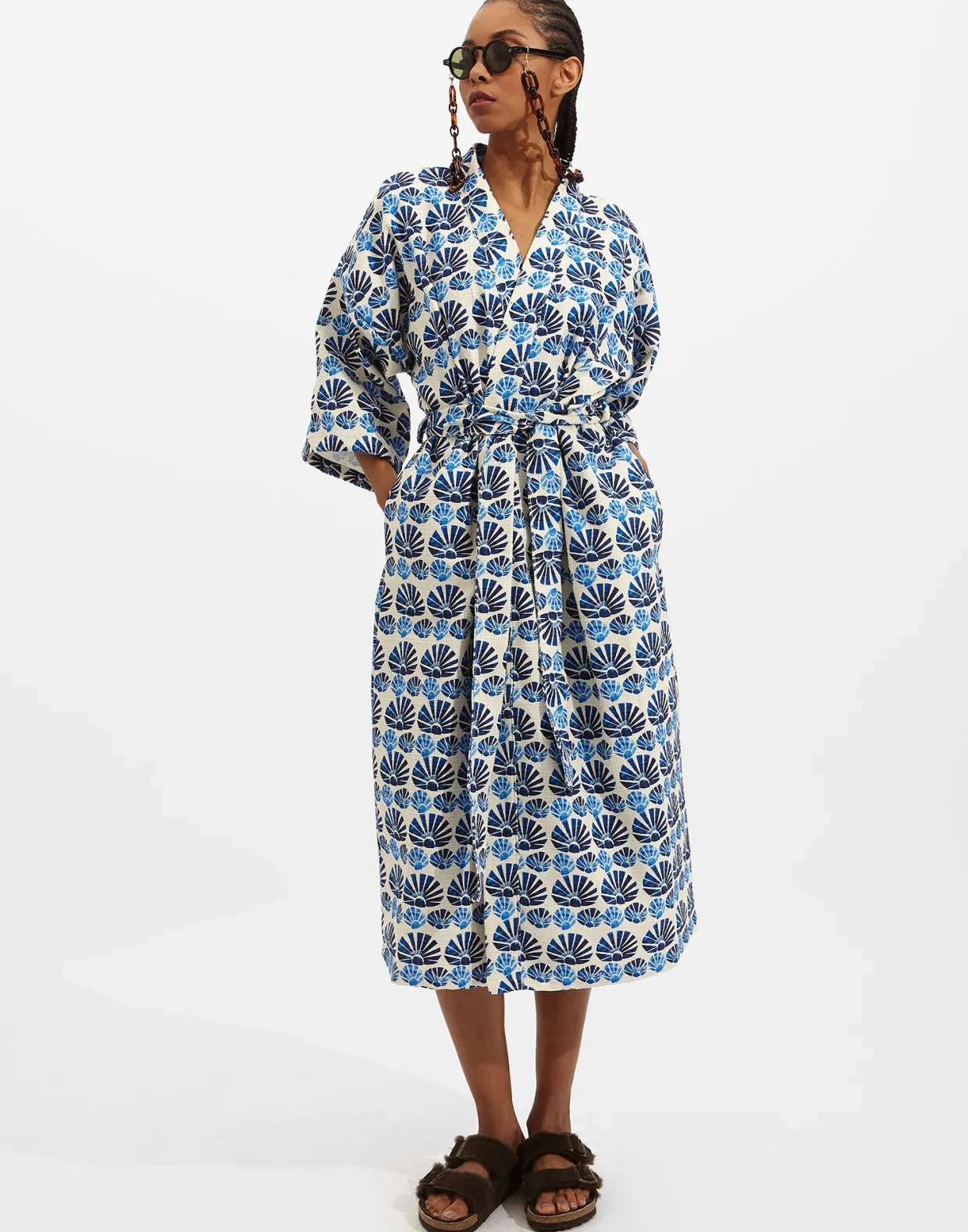 RobeConchiglie White in Organic Cotton