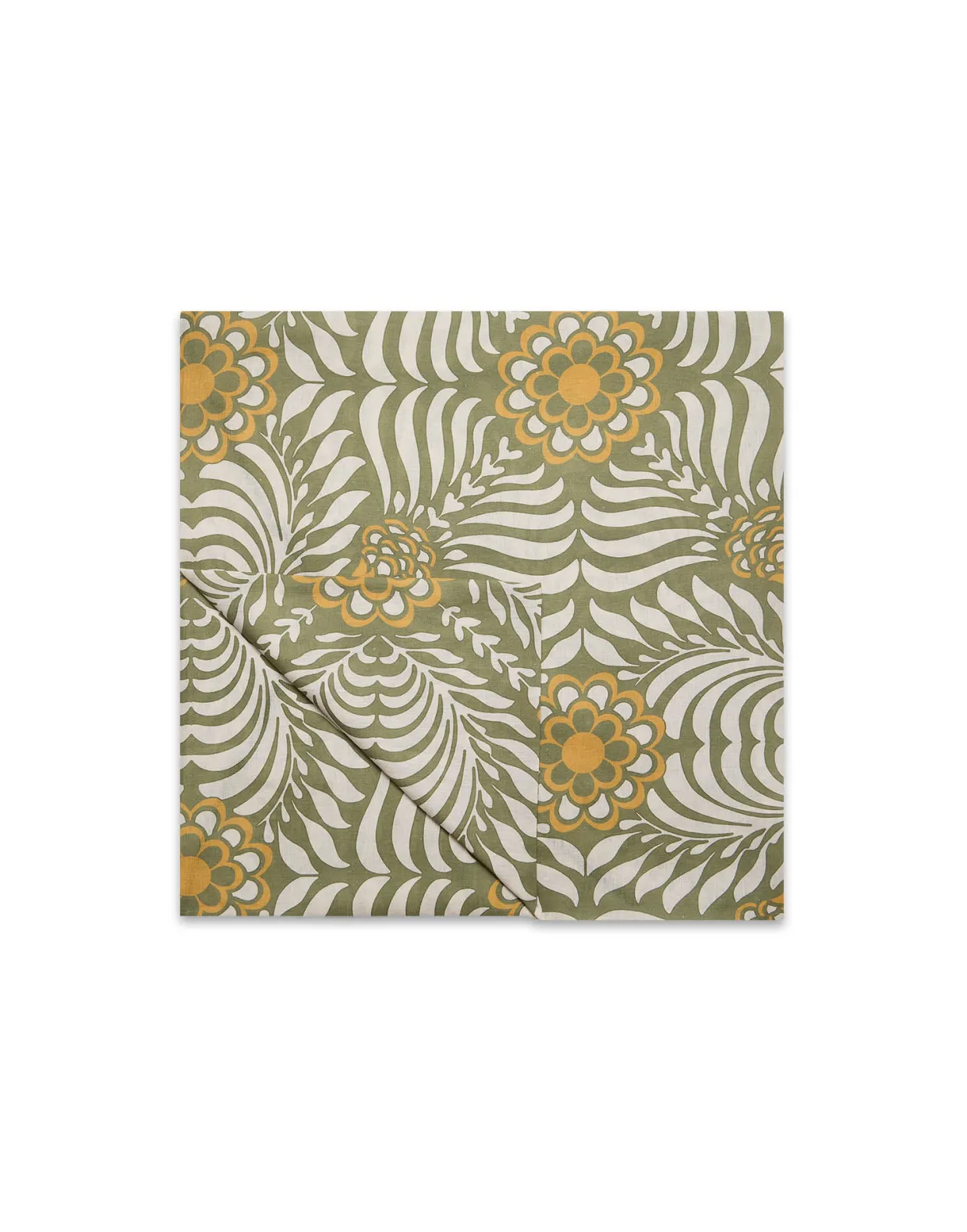 Round TableclothTudor Light Green in Linen