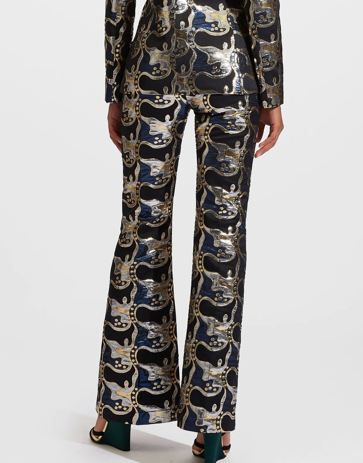 Saturday Night PantsSpritz Blu in Jacquard