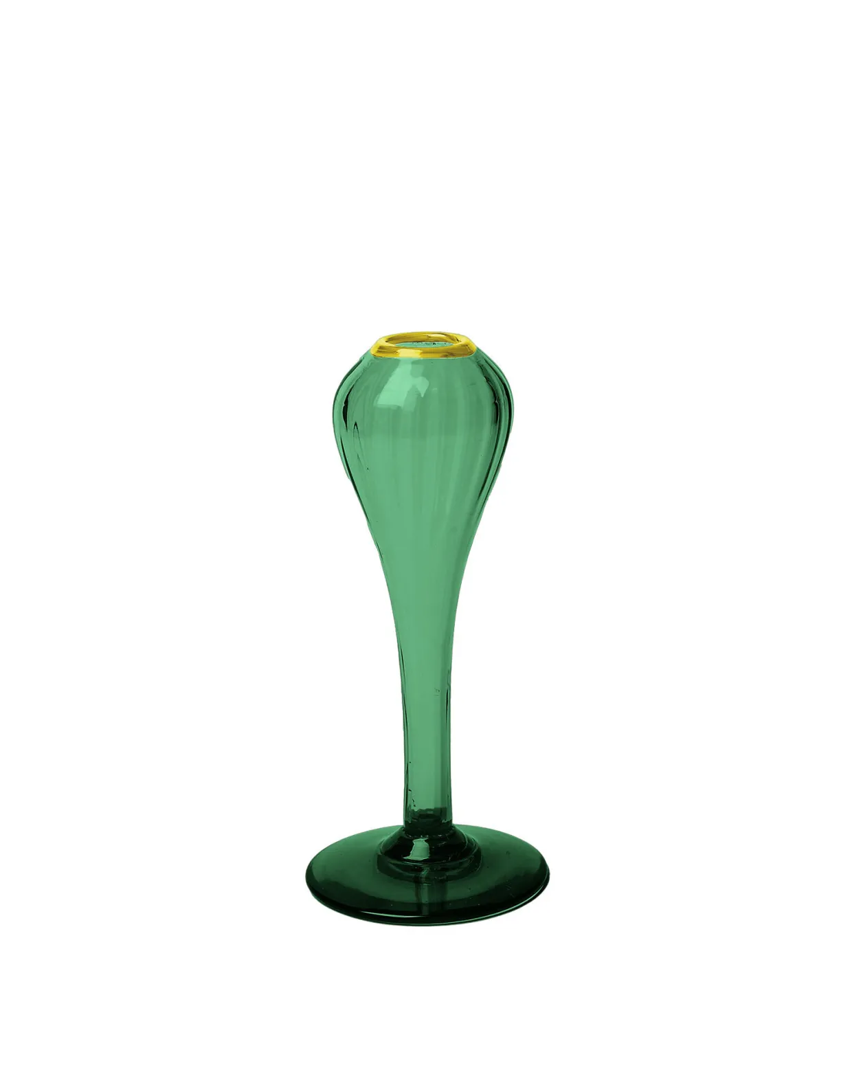 Scallion VaseVerde in Murano Glass