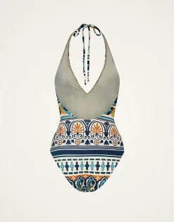 Sexy SwimsuitCasareale Small Placèe Cream in Lycra