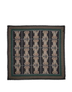 Shawl (135x135)Tiger Tiles in Twill Silk