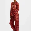 Silk PajamaBlack Cherries in Twill Silk