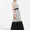 Sleeveless Big DressSolid Ivory in Cotton Sangallo
