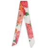 Slim ScarfGin White in Fodera