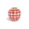 Small Bubble VaseCherries Ivory in Porcelain